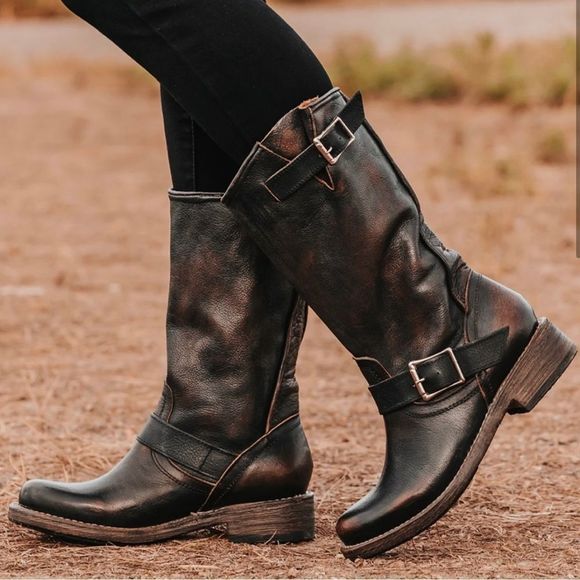 Freebird by Steven Shoes - Freebird sz 8.5 Crosby black boot great pre owned purposely distressed leather